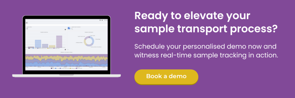 sample tracking software demo booking
