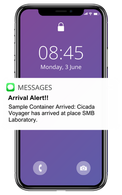binary cloud sample tracking software alert on mobile