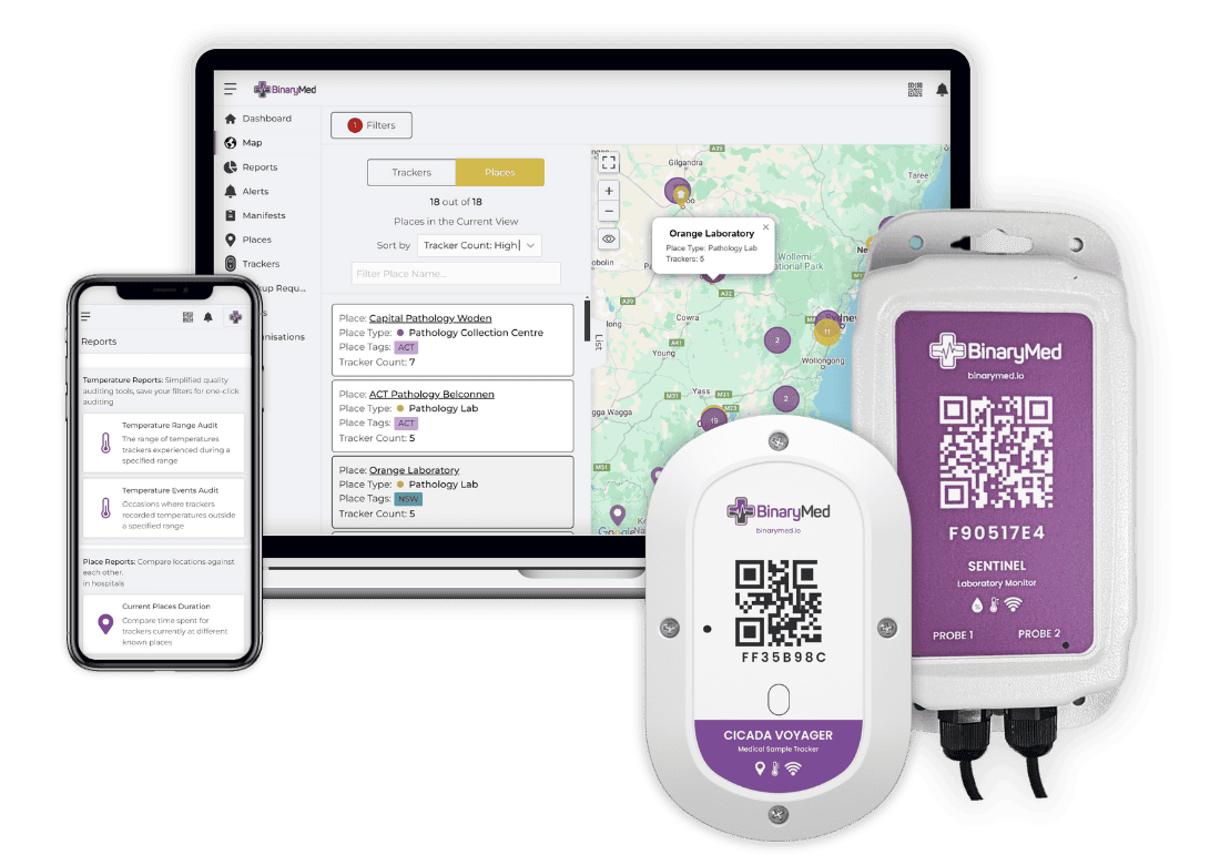 Real-Time Sample Monitoring for Pathology & Healthcare - BinaryMed